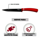 Jogo Facas Prime Vermelha 5 Peças