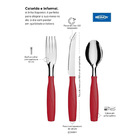 Jogo Faqueiro Itaparica 24 Peças Inox Brinox Conjunto Talher