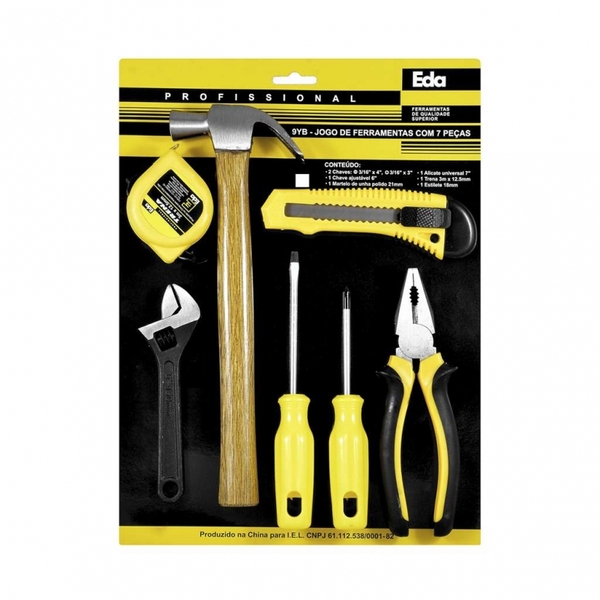 Jogo Ferramentas 7pcs Blister 9yb