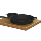 Jogo Frigideira E Panelinha C/ Suporte De Madeira Libaneza