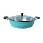 Jogo Frigideiras Antiaderente Usinado Javali Aa E Am 30cm N5