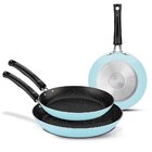 Jogo Frigideiras Tramontina Alumínio Antiaderente Starflon Az