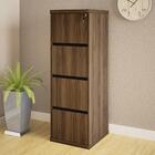 Jogo Gaveteiro E Arquivo Gotinga Nogal Preto