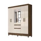 Jogo Gaveteiro E Roupeiro Anse Castanho Wood Baunilha