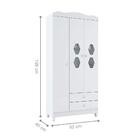 Jogo Gaveteiro E Roupeiro Tondela Branco