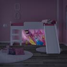 Jogo Guarda Roupa E Cama Infantil Real Com Shine Rosa Claro C
