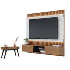 Jogo Home Para Tv E Aparador Mexico Noce Milano Preto Fosco