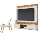 Jogo Home Para Tv E Aparador Mexico Off-white Freijo