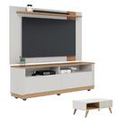 Jogo Home Para Tv E Mesa De Centro Afrodite Off-white Freijo