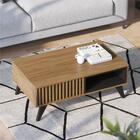 Jogo Home Para Tv E Mesa De Centro Jo Noce Milano Preto Fosco