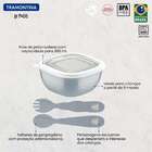 Jogo Infantil Le Petit Cinza 03 Peças Tramontina