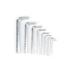 Jogo Kit Chave Allen Com Suporte 1,5 A 10mm 9 Peças Aço