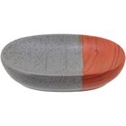 Jogo Kit Lavabo Banheiro Cerâmica Cinza 4 Peças