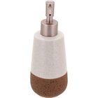 Jogo Kit Lavabo Banheiro Cerâmica Creme 4 Peças