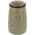 Jogo Kit Lavabo Banheiro Cerâmica Verde 4 Peças