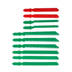 Jogo Lâminas Serra Tico Tico Para Metal/ Madeira Encaixe T 10 peças MP