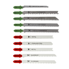 Jogo Lâminas Serra Tico Tico Para Metal/ Madeira 10 peças Dexter