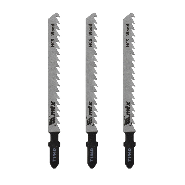 Jogo de Lâminas de Serra Tico-Tico para Madeira 75x4mm 782049 3 Peças MTX