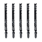 Jogo de Lâminas de Serra Tico-Tico para Madeira Macia e Aglomerado 5-50mm Encaixe T T144D 5 Peças Bosch