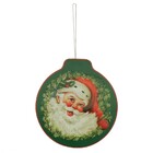 Jogo Lata Natal Decorada Enfeite Árvore Para Pendurar 11cm 4