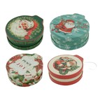 Jogo Lata Natal Decorada Enfeite Árvore Para Pendurar 11cm 4