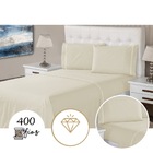 Jogo Lençol 3 Peças King 400 Fios Ponto Palito Casa Dona