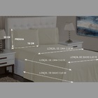 Jogo Lençol 4 Peças 400 Fios Ponto Palito Casa Dona