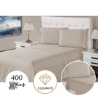 Jogo Lençol 4 Peças Casal 400 Fios Ponto Palito Casa Dona