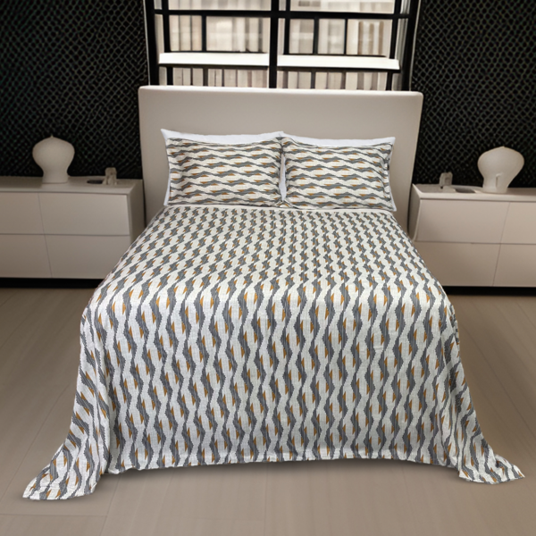 Jogo Lençol Cama Queen Percal 4 Peças Estampado