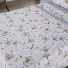 Jogo Lençol Casal 4 Pçs Percal 180 Fios Ponto Palito Cinza