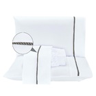 Jogo Lençol Casal Blush Guipir 4pç 100% Poliéster - Branco