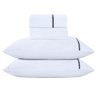 Jogo Lençol Casal Blush Guipir 4pç 100% Poliéster - Branco