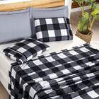 Jogo Lençol Casal Ivy Micropercal 200fios 4 Pçs Preto