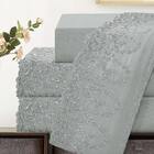 Jogo Lençol Casal Jade Bordado Inglês 4pç 100% Poliéster - Ci