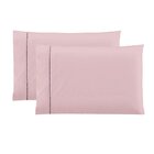 Jogo Lençol Casal King 3 Peças 400 Fios Toque Macio Rosê