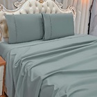 Jogo Lençol Casal Lenny Guipir 4pç 100% Poliéster - Cinza