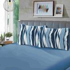 Jogo Lençol Casal Malha - Azul