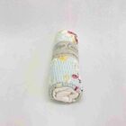 Jogo Lençol Casal Malha - Branco Florido