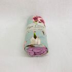 Jogo Lençol Casal Malha - Lilás Florido