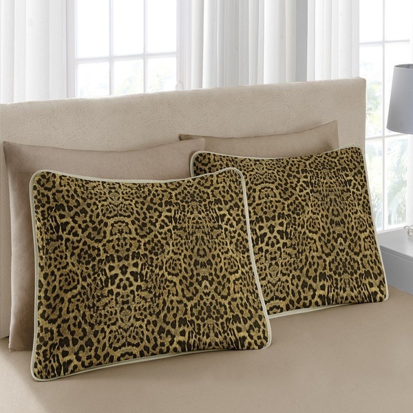 Jogo Lençol Casal Padrão 3 Peças Vivaldi Malha Algodão Onça