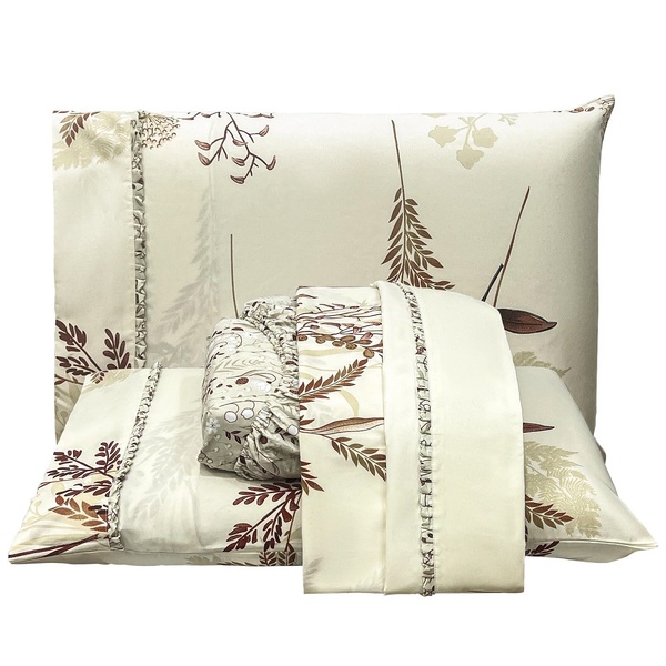 Jogo Lençol Casal Primor 4pç 100% Poliéster - Damasc