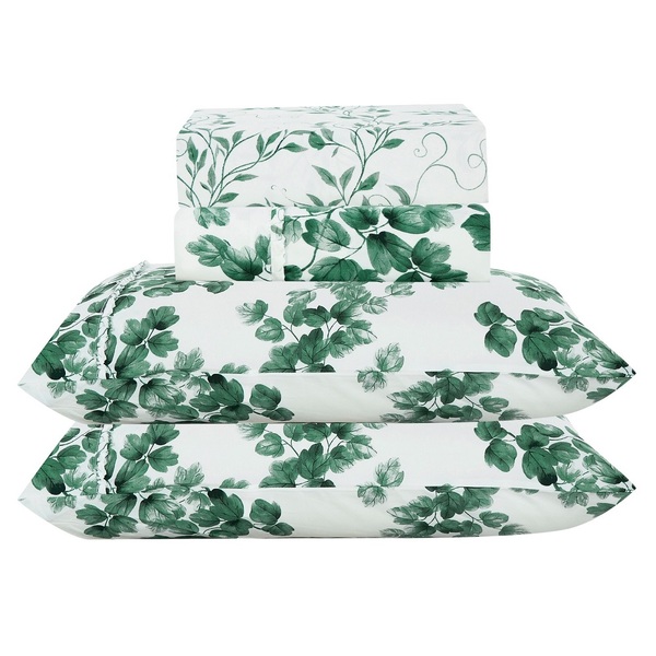 Jogo Lençol Casal Primor 4pç 100% Poliéster - Esmerald