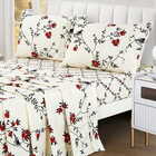 Jogo Lençol Casal Primor 4pç 100% Poliéster - Rosinh