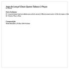 Jogo Lençol De Baixo Tabaco Queen Size 3 Peças Lençol + 2 Fro