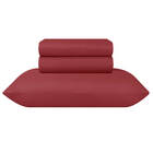 Jogo Lençol De Cama Solteiro 3 Peças Malbec