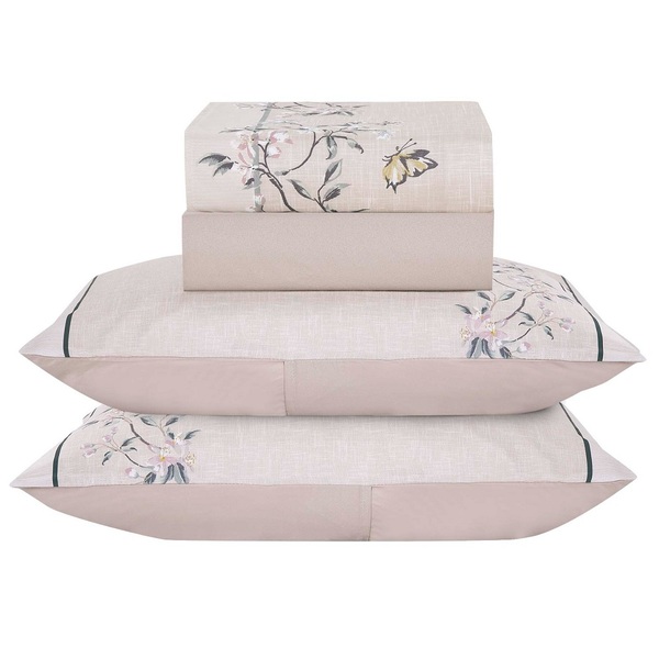 Jogo Lençol King Garden 4pç 100% Poliéster - Malv