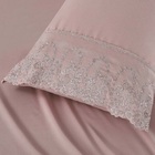 Jogo Lençol King Jade Bordado Inglês 4pç 100% Poliéster - Malv