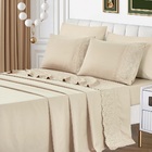 Jogo Lençol King Jade Bordado Inglês 4pç 100% Poliéster - Per