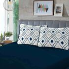 Jogo Lençol King Malha - Azul Marinho