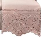 Jogo Lençol King Passione Bordado Inglês 4pç 100% Poliéster -